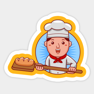 Baker Man Sticker